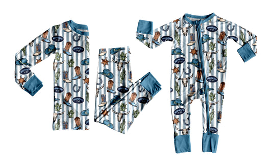 25.9.26 custom each style moq 8 eta 6-8week Sibling Sisters cow head boot baby girl clothes long sleeve pants sets and romper match family design