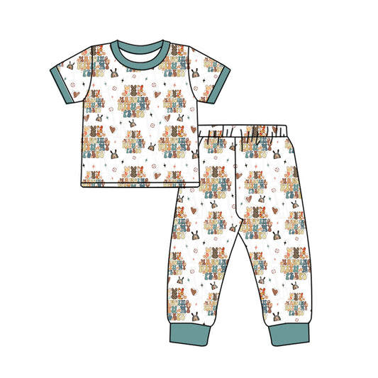 10.11 custom each style moq 5eta 4-6week Sibling Sister geometric baby boys short sleeve sets and rompers match design