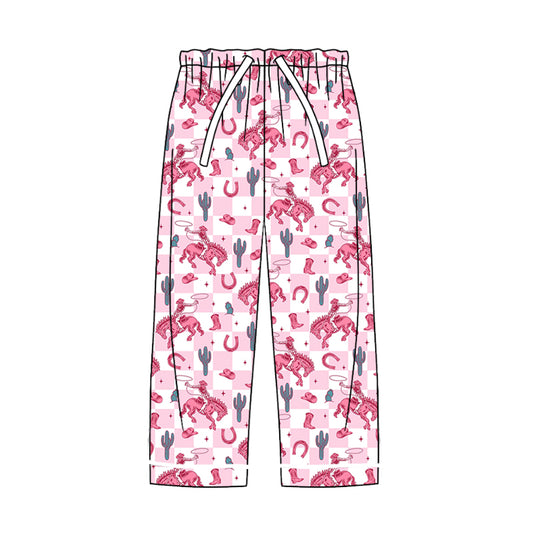 8.13 custom each style moq 5eta 4-6week adult clothes riding horse pink long pants adult man pants