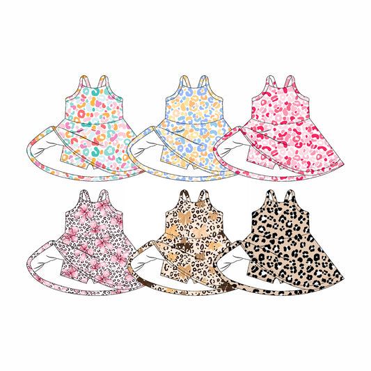 25.5.26 custom each style moq 5eta 4-6week Sibling Sister baby girl long sleeve dress 1 and dress 6 match design