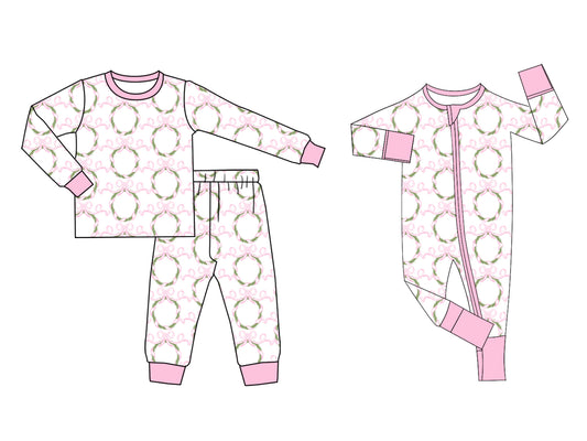 25.5.19 custom each style moq 5eta 4-6week Sibling Sisters bow baby girl long sleeve pants sets and rompers match family design