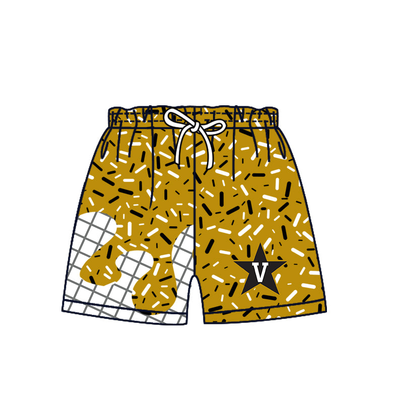 Custom moq 5 mix size milk silk summer teams Baby Camo Hooded Short Sleeve Top and Shorts Set Ice Cream Drips Hooded Top with Matching Shorts