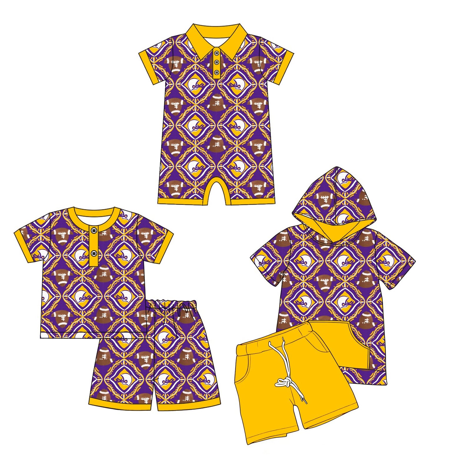 26.1.12 custom each style moq 5 eta 6-8week Sibling Sister team baby boy short sleeve shorts sets 2 and romper match design