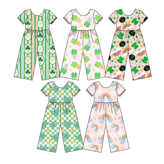 25.11.8 custom each style moq 5 eta 6-8week Sibling Sisters baby girl long sleeve jumpsuits 5 match family design
