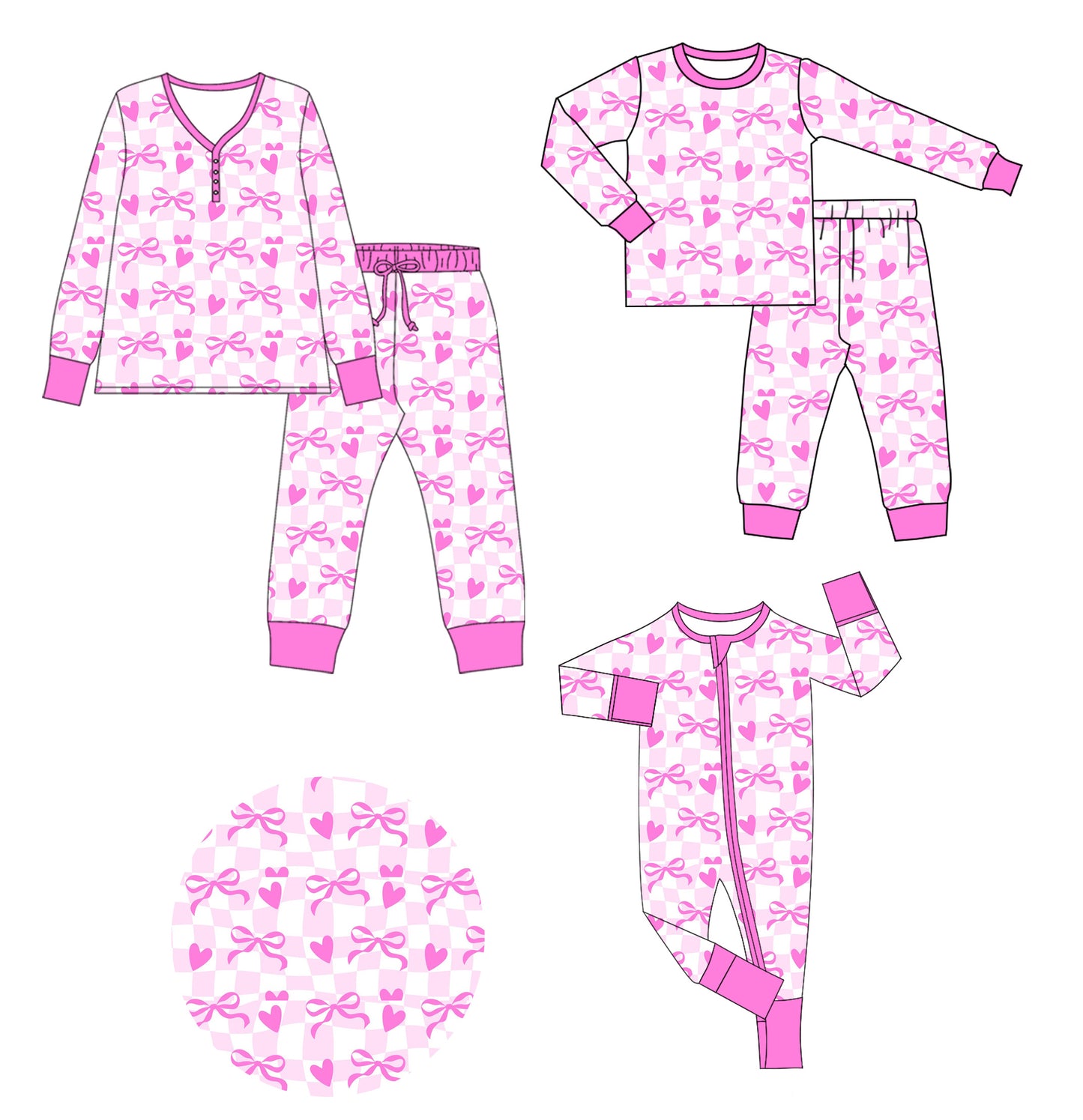 25.9.16 custom each style moq 5eta 6-8week Sibling Sister love bow baby long sleeve pants sets and romper and adult set match design
