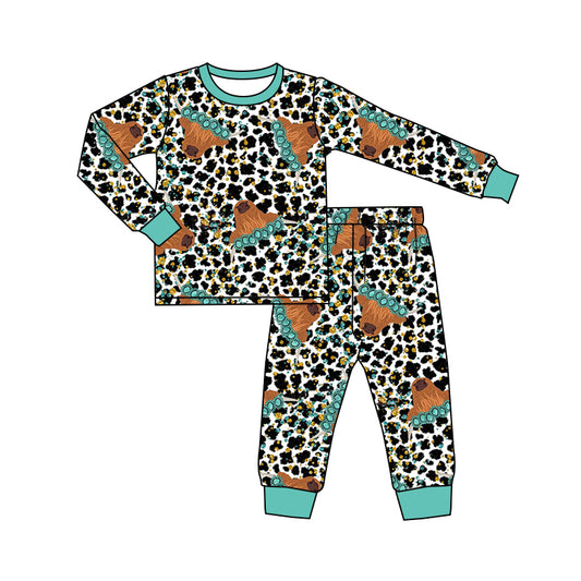 10.22 custom each style moq 5eta 4-6week Sibling alpine blue and green baby girls sets and rompers match family design