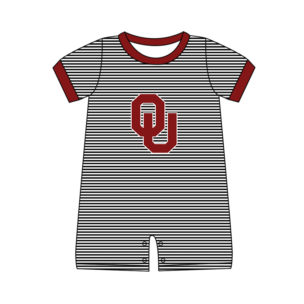 Custom moq 5 mix size milk silk summer teams baby girl boys clothes dark red short sleeve shorts sets 2 and pants sets and rompers 2 series