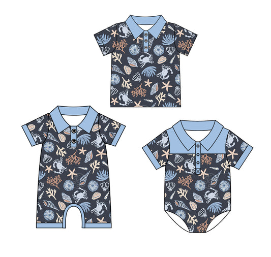 3.27 custom each style moq 5eta 4-6week Sibling Sister cow head baby boy rompers 1 and rompers 2 and top match family design