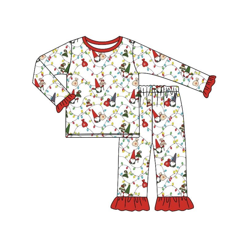 7.18 custom each style moq 5eta 4-6week Sibling Sister Christmas red baby girls sets and rompers match family design