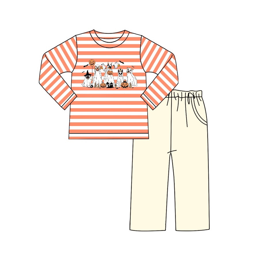 5.9custom each style moq 5eta 4-5week Sibling Sister Halloween style print pink girls outfits and baby rompers and dress match family design