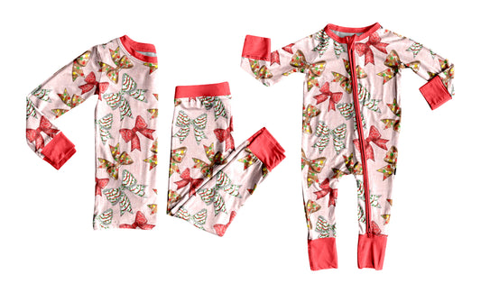 25.9.2 custom each style moq 5eta 4-6week Sibling Sisters Christmas bow baby girl clothes long sleeve pants sets and romper match family design