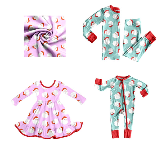 25.8.4 custom each style moq 5eta 4-6week Sibling Sisters Christmas baby girl long sleeve pants sets and dress and rompers match family design