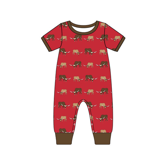 10.9 custom each style moq 5eta 4-6week baby boys clothes red short sleeve rompers