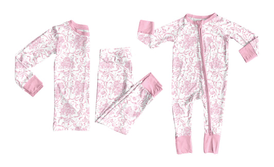 25.10.3 custom each style moq 8 eta 6-8week Sibling Sisters floral bow baby girl clothes long sleeve pants sets and romper match family design