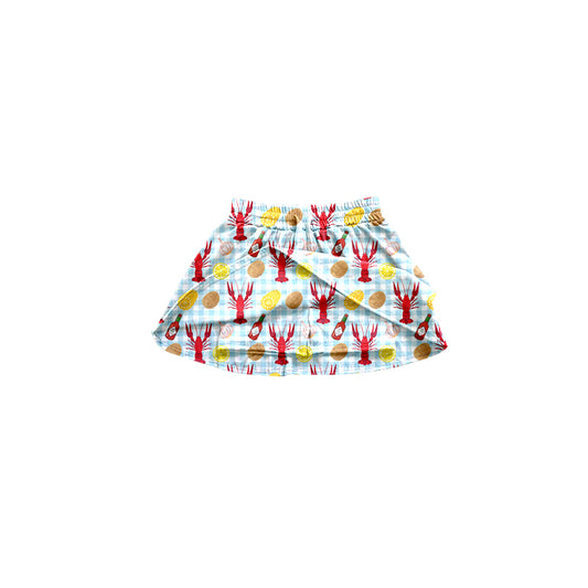 9.23 custom each style moq 5 eta 4-6week baby girls clothes caryfish skirt dress
