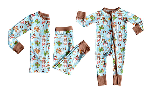 25.6.3 custom each style moq 5eta 4-6week Sibling Sisters Christmas snowman baby boy long sleeve pants sets and rompers match family design