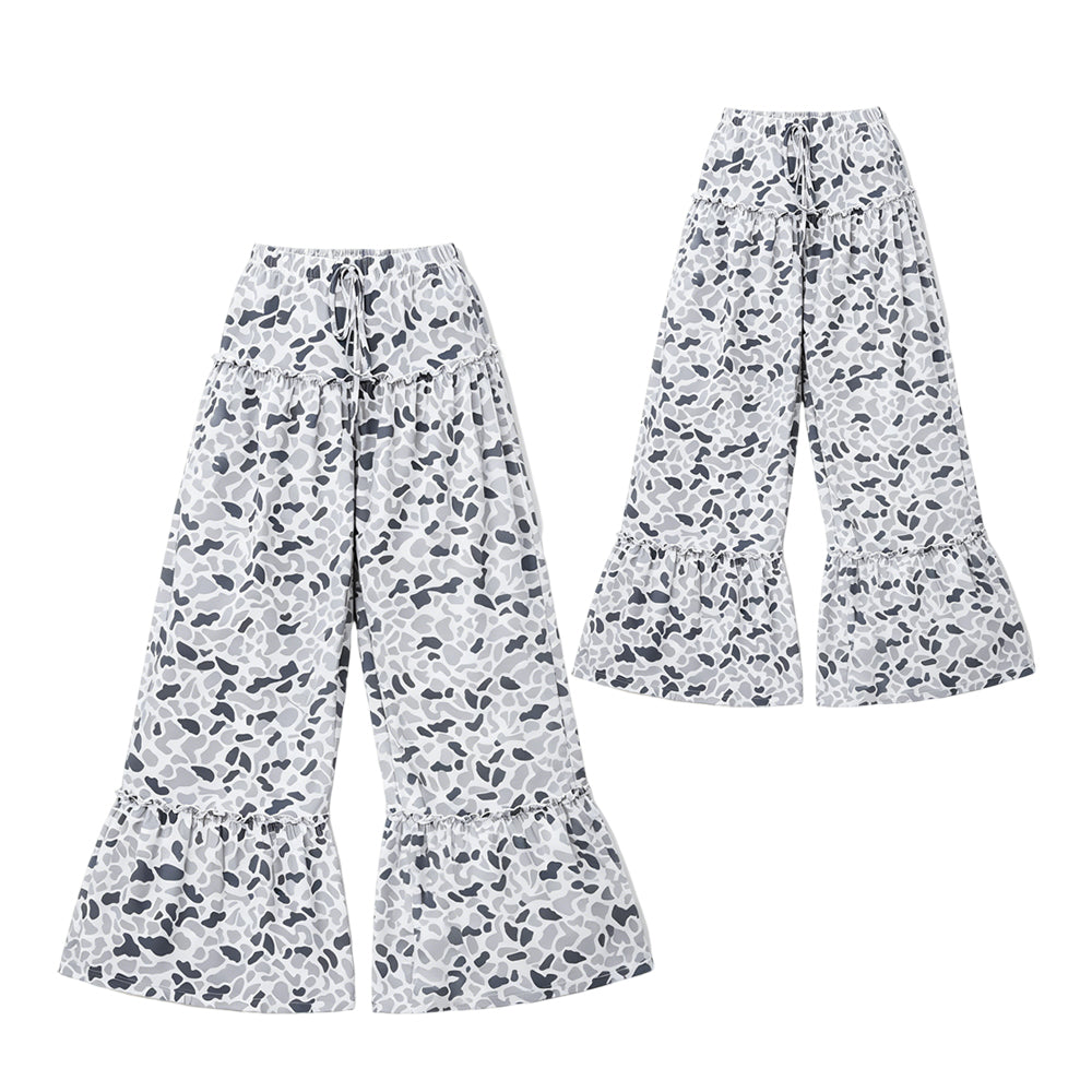 (Preorder new) No moq Yoga Kids And Adult Camouflage Print High Waist Yoga Leggings