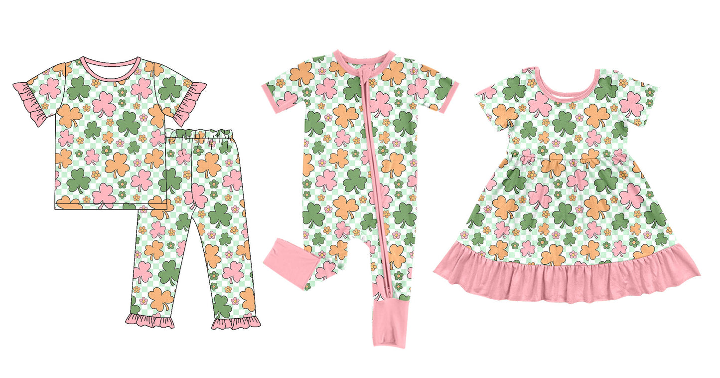 25.10.18 custom each style moq 5 eta 6-8week Sibling Sisters baby girl short sleeve pants sets and dress and rompers match family design