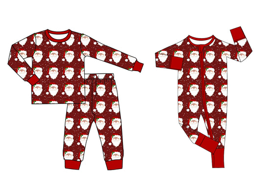 25.6.24 custom each style moq 5eta 4-6week Sibling Sisters Christmas baby boy long sleeve pants sets and rompers match family design