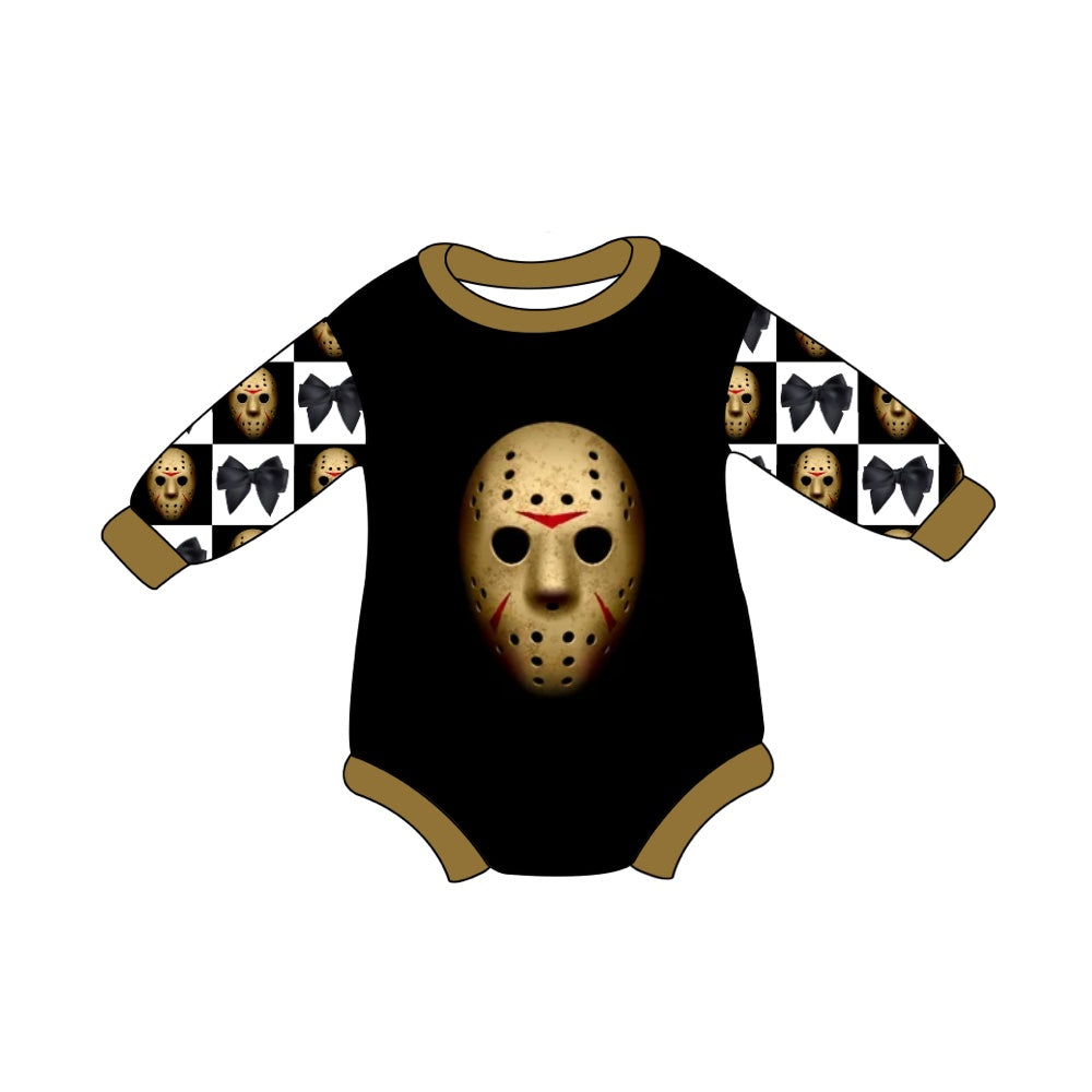 8.1 custom each style moq 5eta 4-6week baby girls clothes black long sleeve rompers