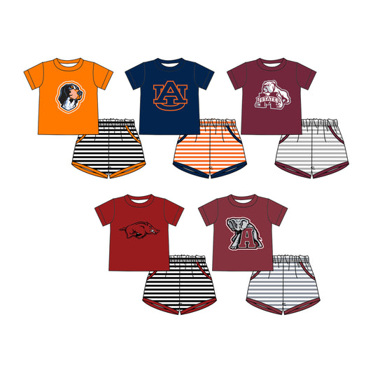 26.1.13 custom each style moq 5 eta 6-8week Sibling Sisters baby boy clothes short sleeve shorts sets 5 match family design