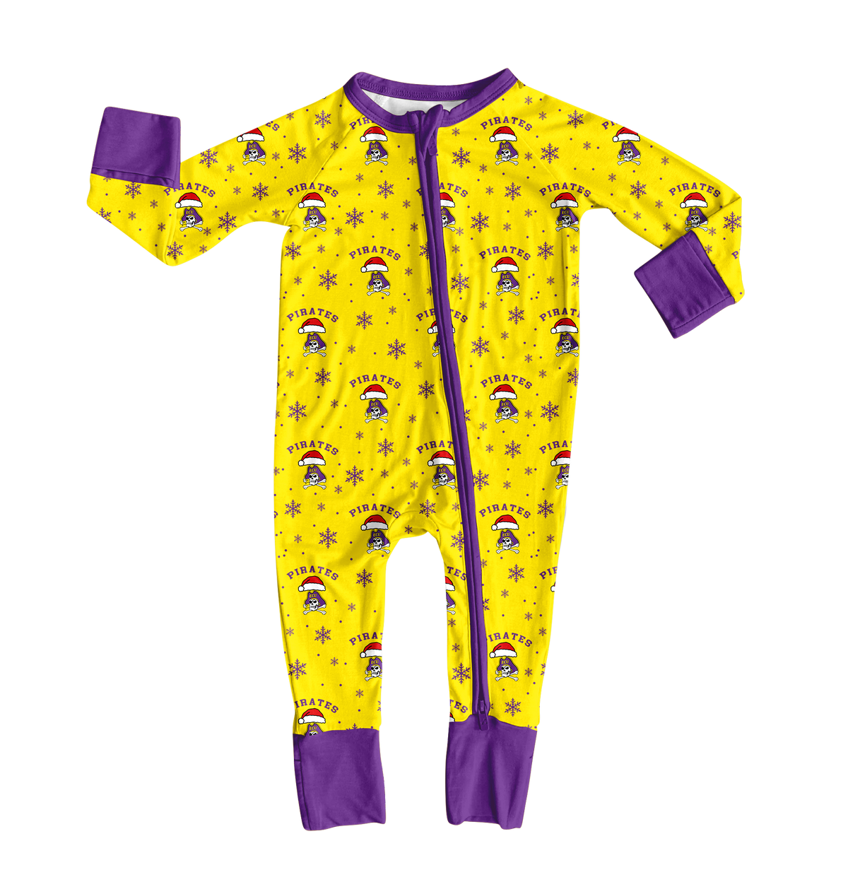 custom moq 5 mix size MSD082401 Baby Kids Christmas Letter Print Long Sleeve Zip Up Holiday Team Romper