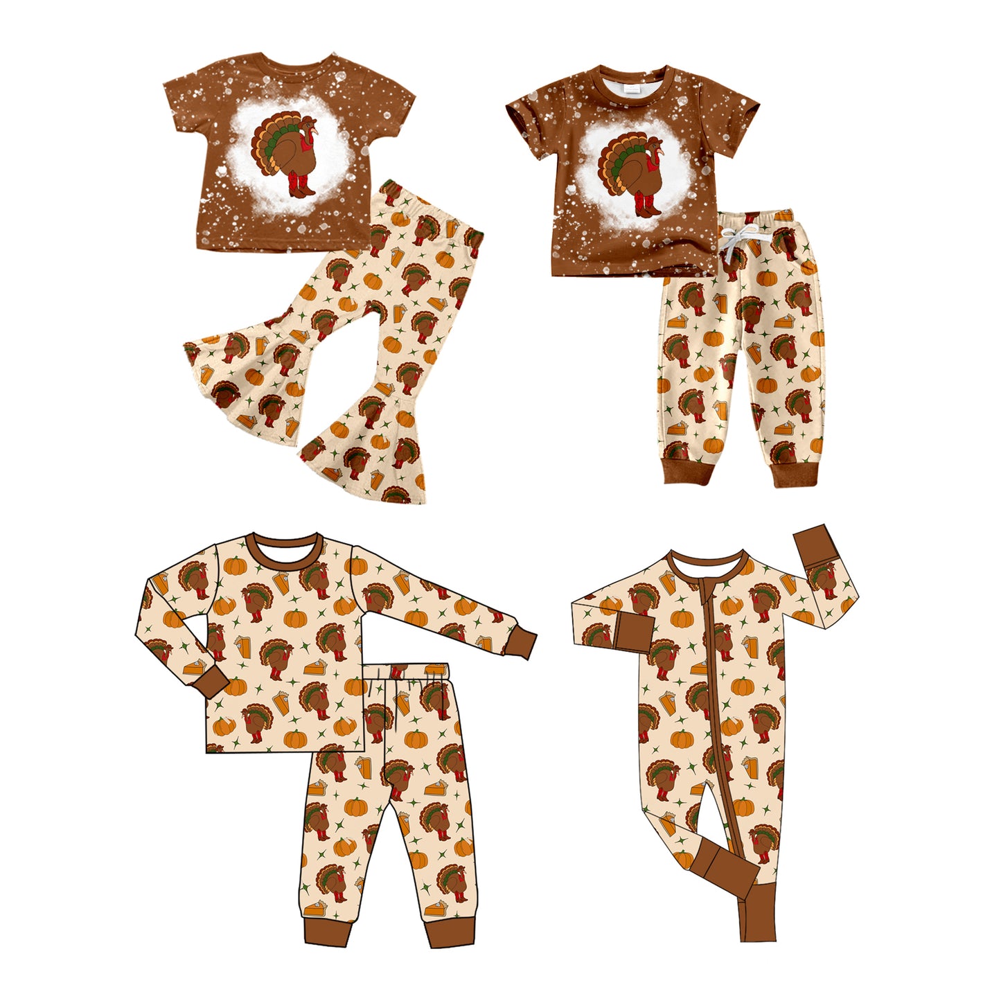 25.6.23 custom each style moq 5eta 4-6week Sibling Sisters baby girl short sleeve pants sets 1 and sets 2 and and long sleeve pants sets and romper match family design