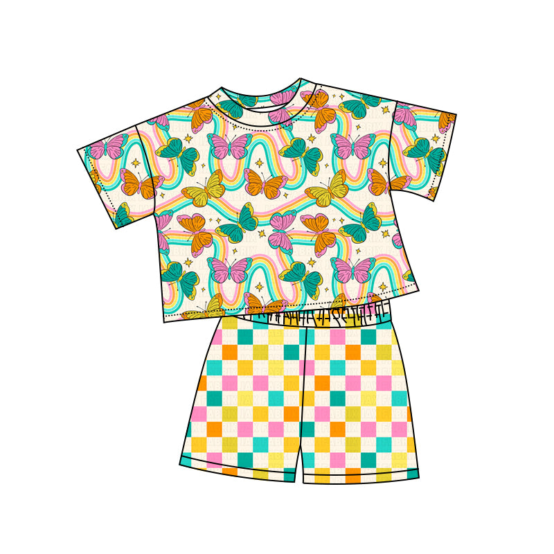 4.19 custom each style moq 5eta 4-6week Sibling Sister baby boy short sleeve set 1 and set 3 match design