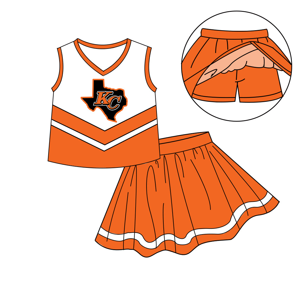 Custom moq 5 mix size milk silk summer teams baby girls clothes bow orange hooded long sleeve pants sets and skirts sets and dress 1 and dress 2 and top-25.8.2