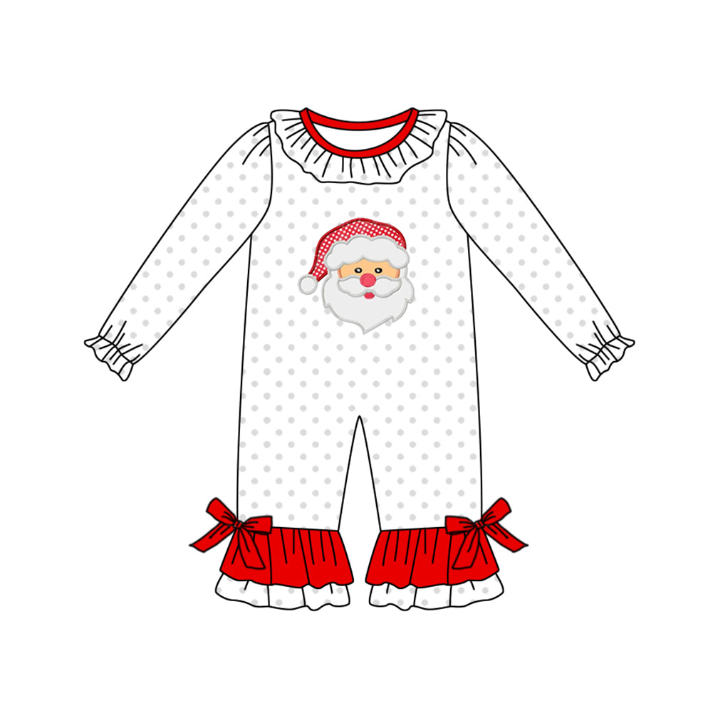 5.29 custom each style moq 5eta 4-5week Sibling Sister Christmas white girls outfits and baby romper match family design