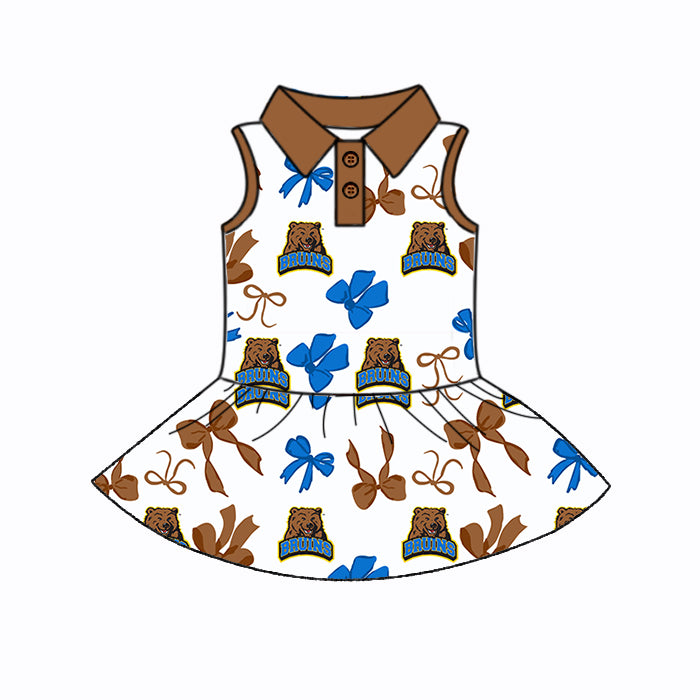 Custom moq 5 mix sizes summer teams baby girls clothes team short sleeve skirts shorts sets dress 1 and dress 2 and dress 3 and dress 4-25.5.26