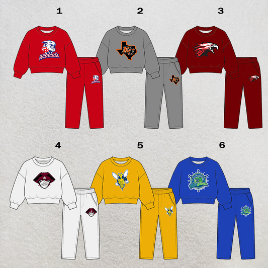 custom moq 5 mix size XY070202 Baby Long Sleeve Top Pant Two Piece Clothes Sets