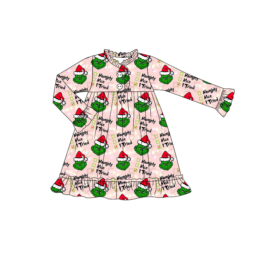 5.31 custom each style moq 5eta 4-6week Sibling Sister christmas girls outfits and dress and aldult pants match family design