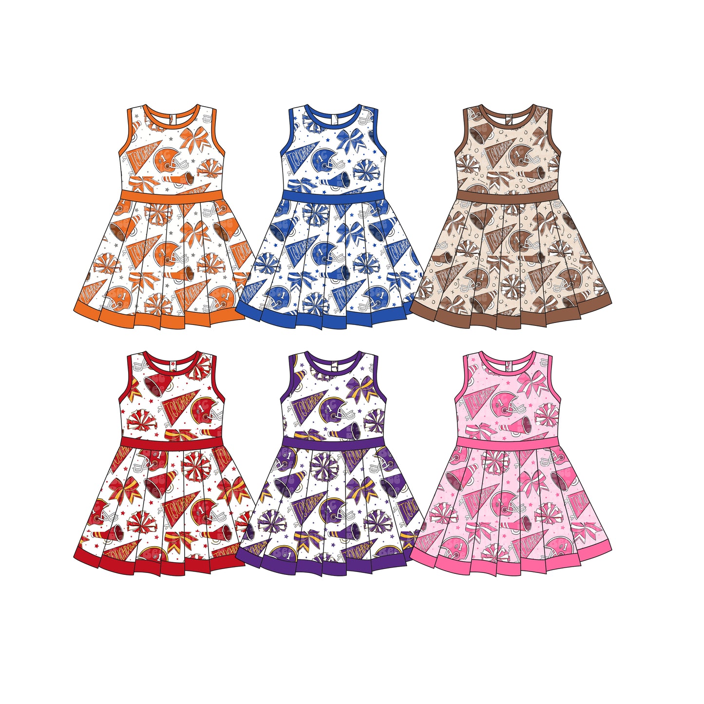 26.1.9 custom each style moq 5 eta 6-8week Sibling Sister team baby short sleeve dresses 6 match design