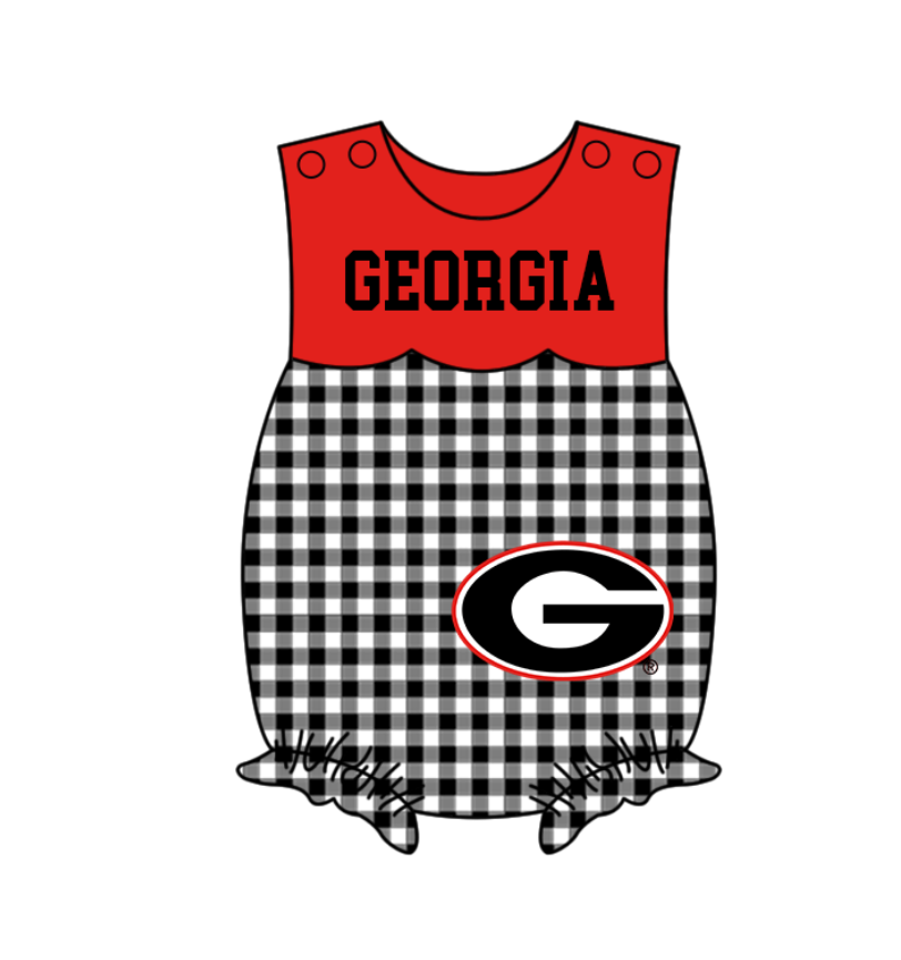 Custom moq 5 mix size milk silk summer teams baby girl boys clothes Red Black and white checkered short sleeve shorts sets 3 and dress and rompers 2 series