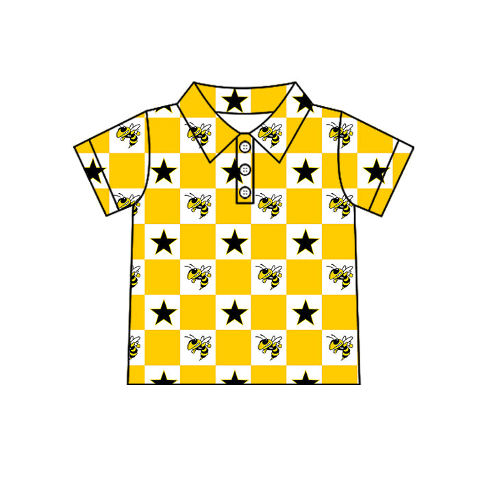 Custom moq 5 mix size milk silk summer teams Baby Girl Yellow Sleeveless Top Skirts Set Dress And Shorts Yoga Checked Outfit Boy's Checked Short-Sleeved Polo Shirt And Romper