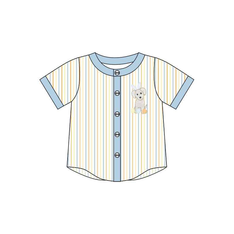 10.9 custom each style moq 5 eta 4-6week baby girls clothes striped short sleeve top