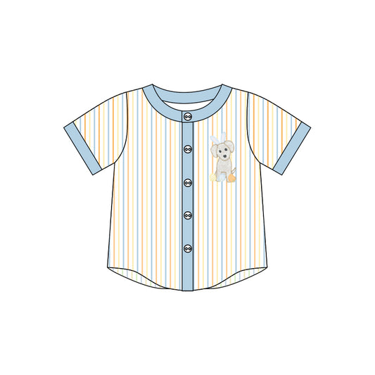 10.9 custom each style moq 5 eta 4-6week baby girls clothes striped short sleeve top