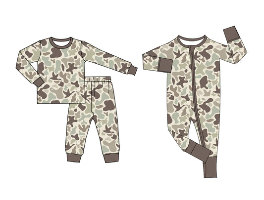 25.5.20 custom each style moq 5eta 4-6week Sibling Sisters Camouflage baby boy long sleeve pants sets and rompers match family design