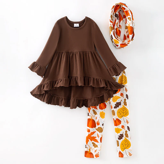 Custom moq 5 each style eta 6-7weeks baby girls summer fall long sleeve pants sets -25.7.19