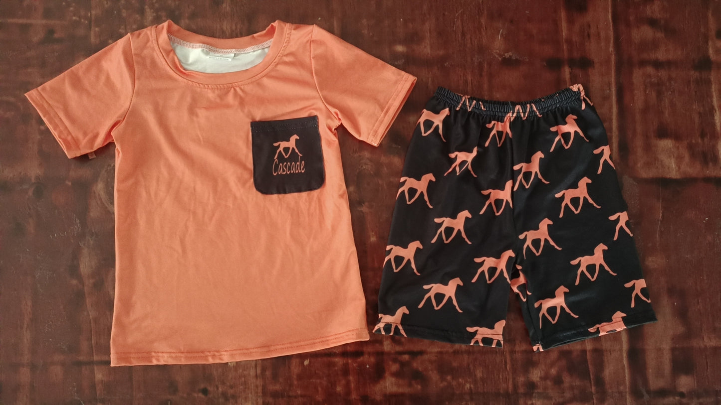 Western Horse Boys Suit