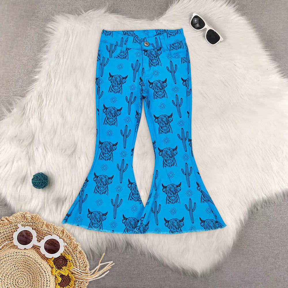 RTS NO MOQ Baby Girls Clothes Jeans: Flared & Ripped