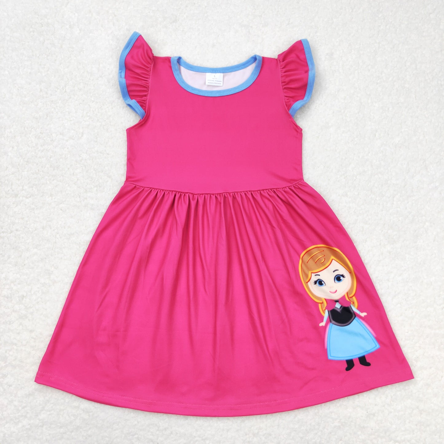 Cute Clothes GSD1149 Baby Girl's Flutter Sleeve Dress Infant Girls' Clothing