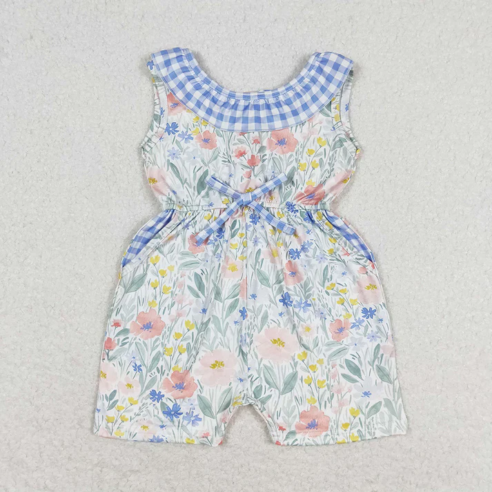 RTS NO MOQ Girls Boys short sleeve Clothes jumpsuit