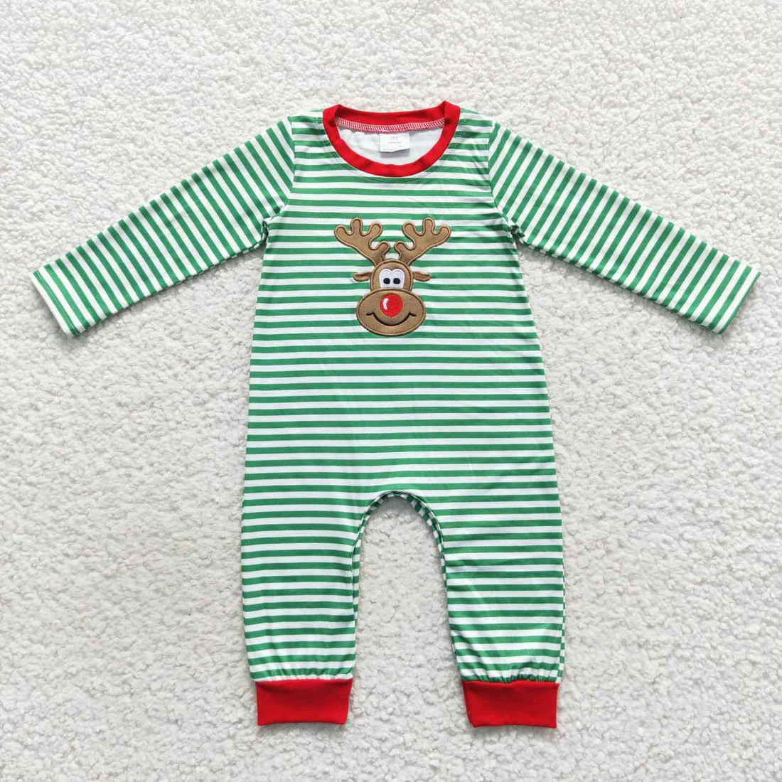 RTS NO MOQ Sibling baby girl boys clothes Christmas embroidery Outfits Clothes Sets and dress and romper