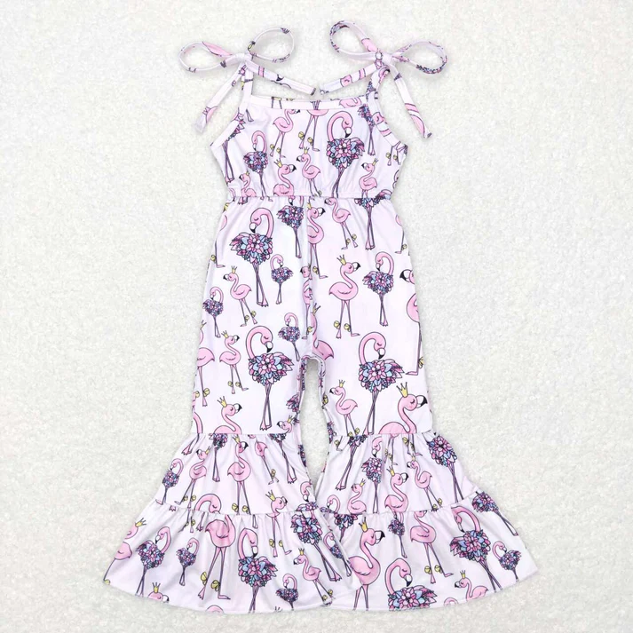RTS NO MOQ Sibling baby girl clothes matching western Floral suspender jumpsuit 6