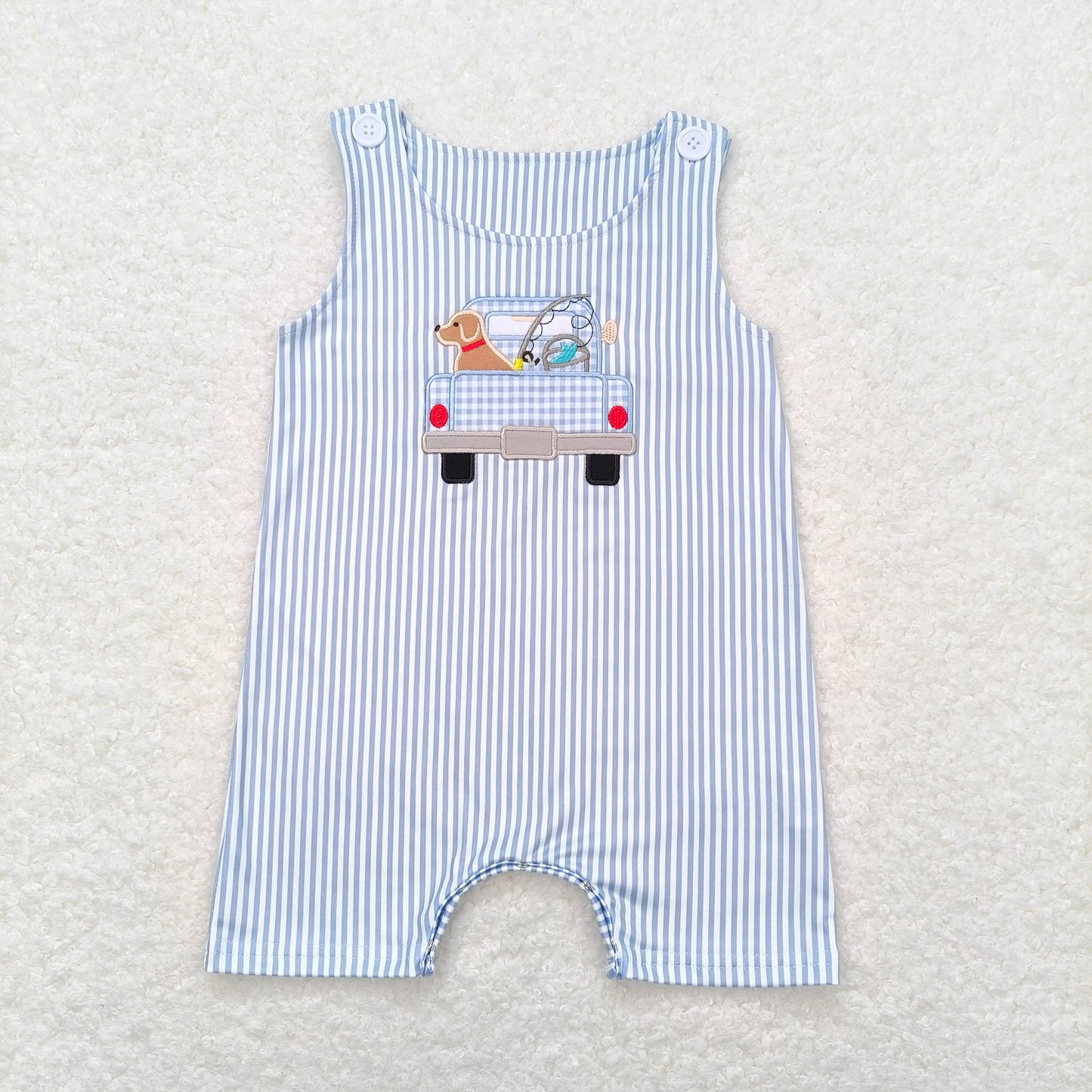 Baby Boys Shirt Shorts Summer Embroidery Rompers Outfits Clothes Sets