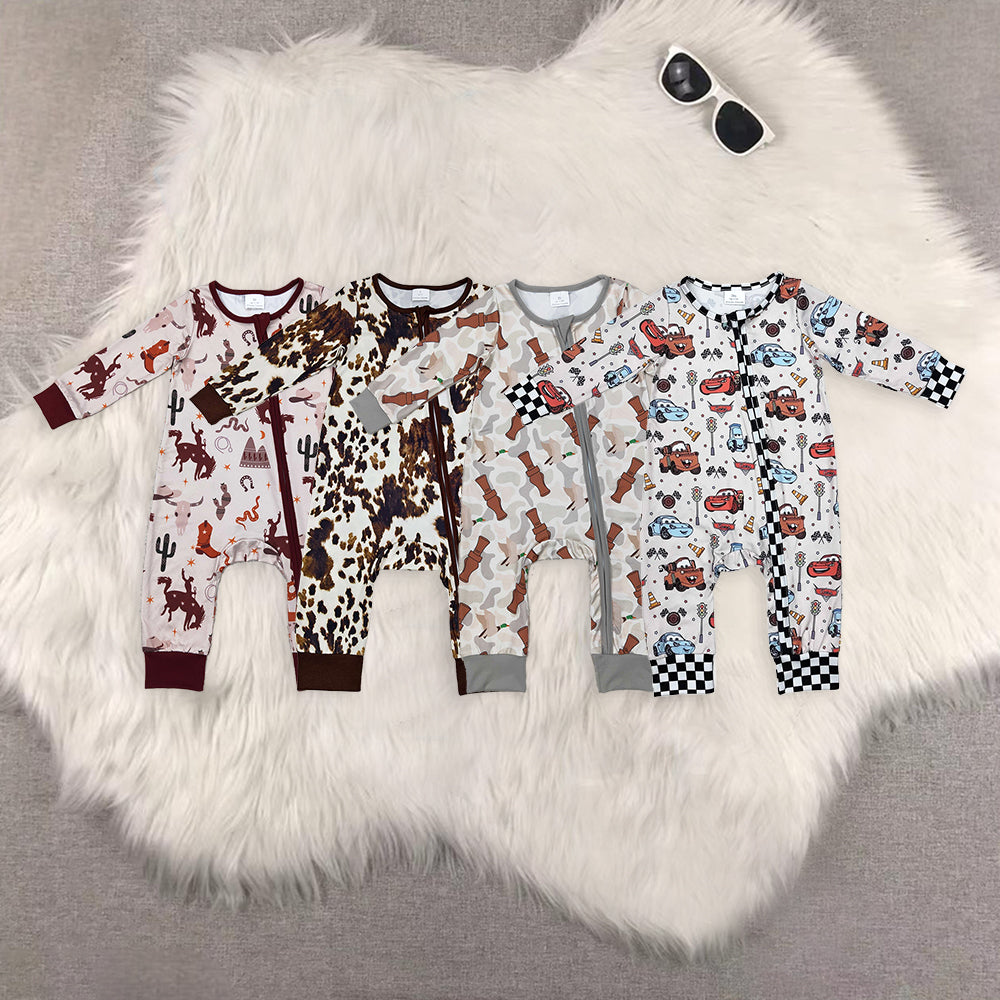 RTS NO MOQ Sibling baby girl clothes camouflage Rompers Clothes