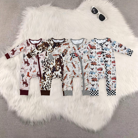 RTS NO MOQ Sibling baby girl clothes camouflage Rompers Clothes