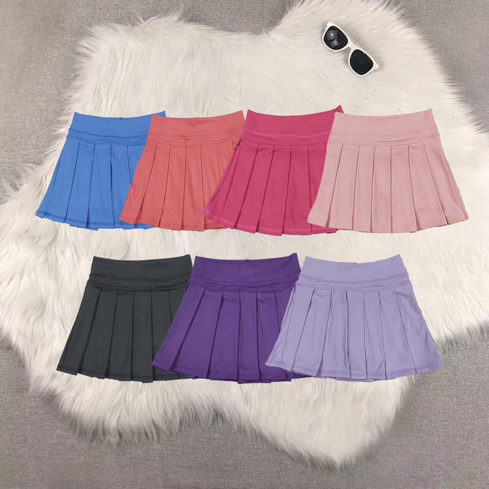 RTS Sibling baby girls clothes yoga solid color summer shorts skirts